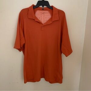 Nike Men's Orange Polo Shirt Sz XL